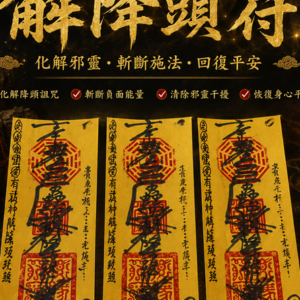 🛡️✨ 解降頭符 🙏🔥 總覺得運勢突然變差、 被下降頭/疑似被下符咒嗎？ 解降頭符著重於淨化能量干擾， 協助恢復自身氣場穩定與能量平衡✨ 🌿 加持方向 🌿 🔸 化解降頭與下符 🔸 淨化個人氣場 🔸 提升保護能量 🔸 穩定身心狀態 🔸 增強正向磁場 🔥 符咒代燒服務 燒化完成皆附【照片＋影片】回傳 👉 想淨化氣場、改善負面干擾，歡迎私訊 💌 #解降頭符 #氣場淨化 #負能量清除 #護身符 #消災解厄 #符咒加持 #能量調整 #沐禾紫微